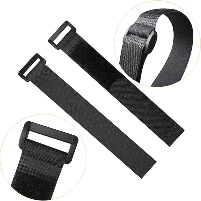 10pcs nylon Cable Ties Reusable Hook and Loop Strap for Organizing Wires and Cords - Secure and Convenient Fastening Solution