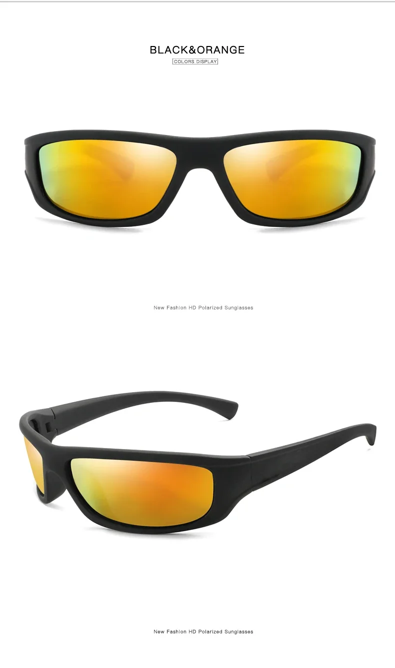 Modische Polarisierte Outdoor-Sport-Sonnenbrille für Männer und Frauen Retro Angelbrille Tourismus Sonnenschutz UV400-Schutz – Detail 10