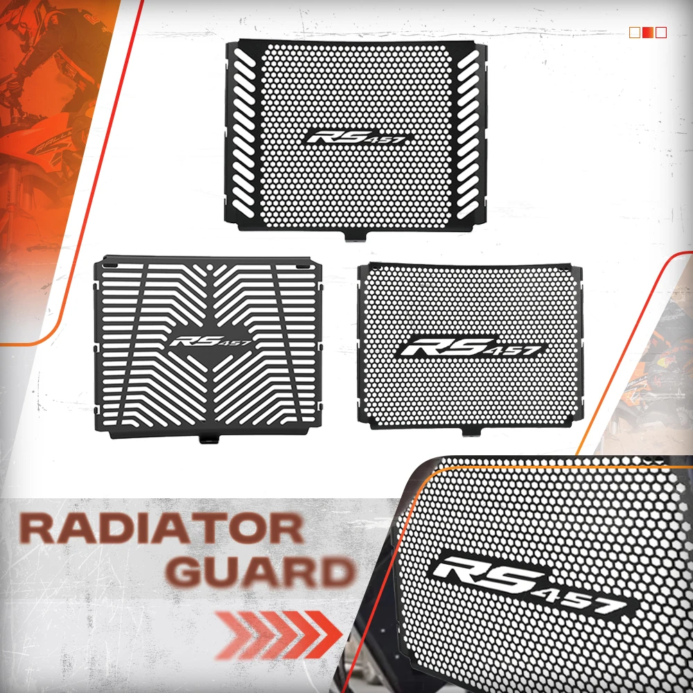 

RS 457 Radiators Grille Guard Cover Protector Protection For Aprilia RS457 2024 2025 2026 Motorcycle Accessories Radiator Guard