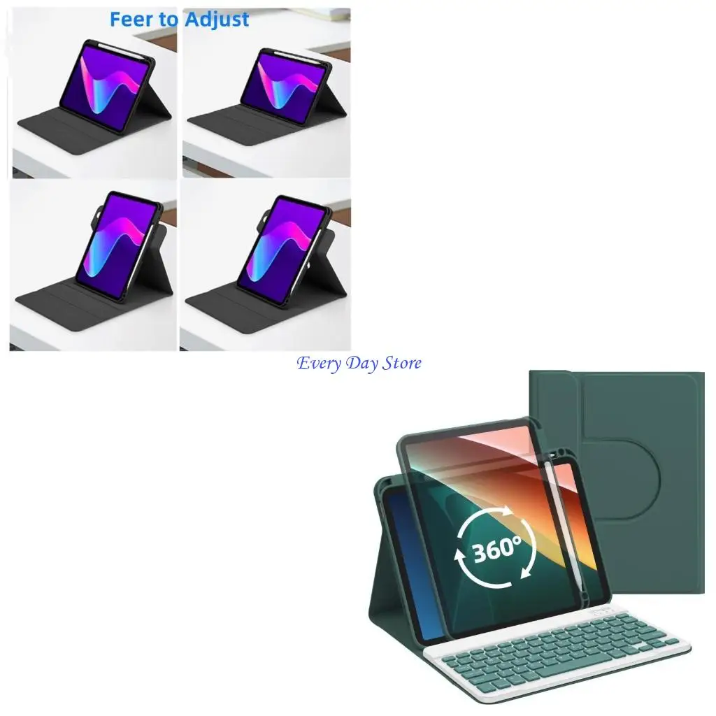 

Stylishs Keyboard Case Cover for 10.2" 9th 8th 7th 2019 2020 Generation Tablet Perfect for Work and Study Easy to Type