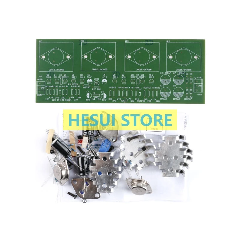 OCL power amplifier board kit DIY Power amplifier Assembled parts components high power 100w dual channel pure power amplifier