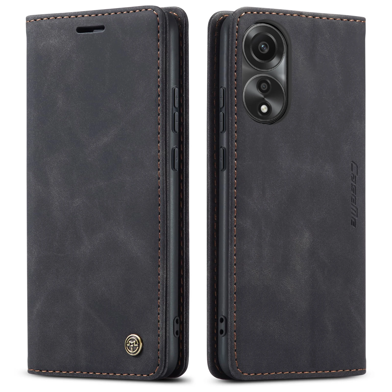 Flip retro frosted leather Cover For Oppo A78 4G CPH2565 Card slot wallet Fall prevention Phone Case For Oppo A78 4G Case 6.43