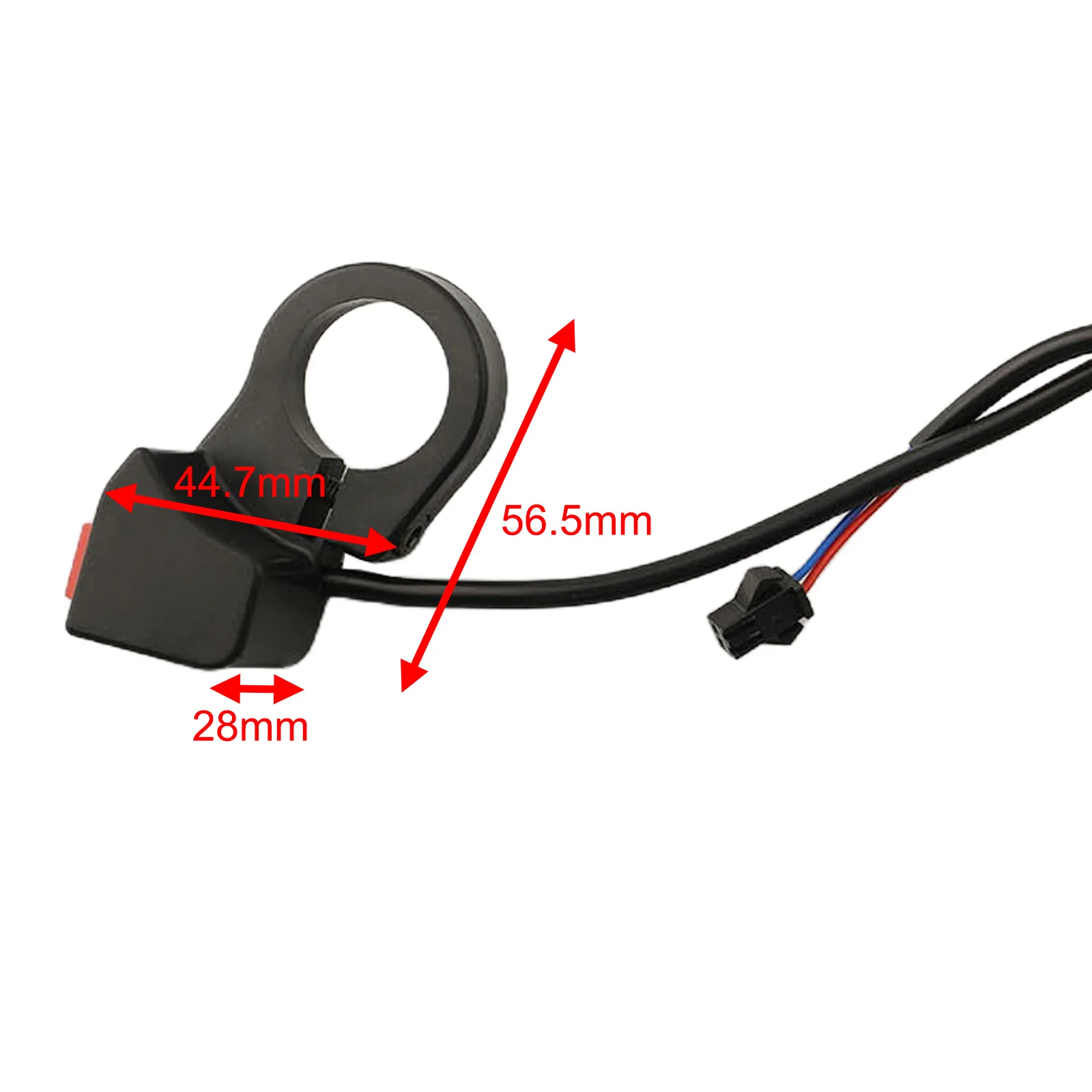 Electric Bike Modification Electric Bike Switch 2 Gears Rocker Switch ABS Material Boat-shaped Design Reliable Process