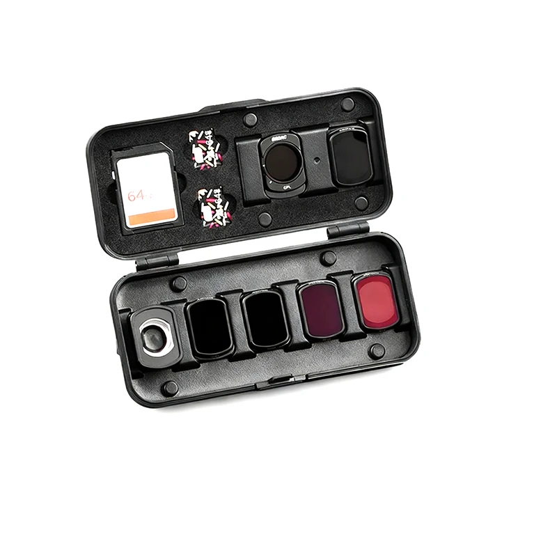 Portable Case for SD TF Card Filters Wide-angle Storage Box for DJI Pocket 3 Gimbal Camera Accessories