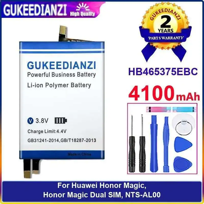 

4100Mah Mobile Phone Battery Good Low-Temperature Performance For Huawei Honor Magic, Magic Dual SIM, Nts-AL00 HB465375EBC