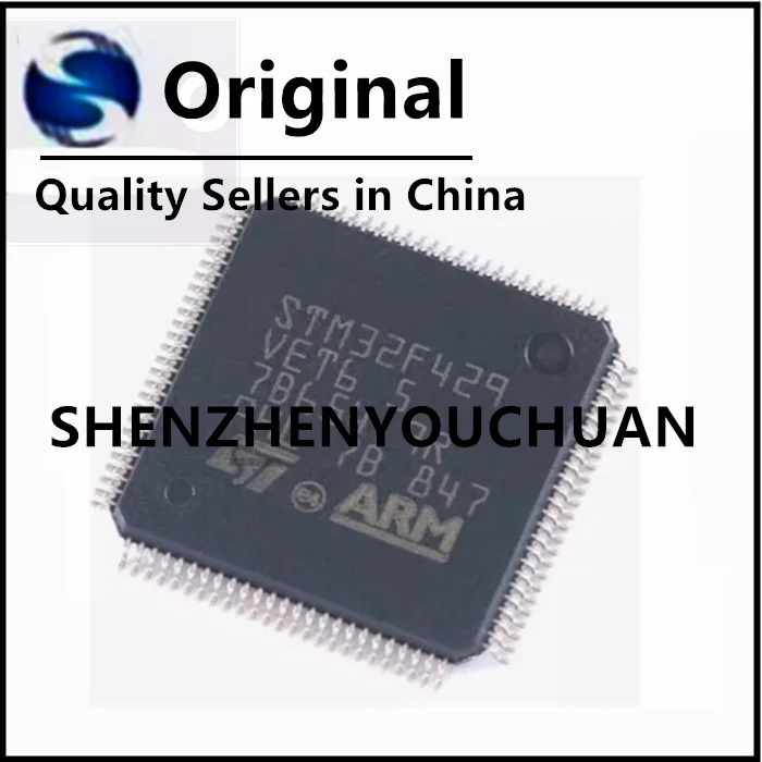 

Чипсет STM32F429VET6 32F429VET6 LQFP-100(14x14) микроконтроллер (MCUs/MPUs/SOCs) ROHS IC, новый оригинал