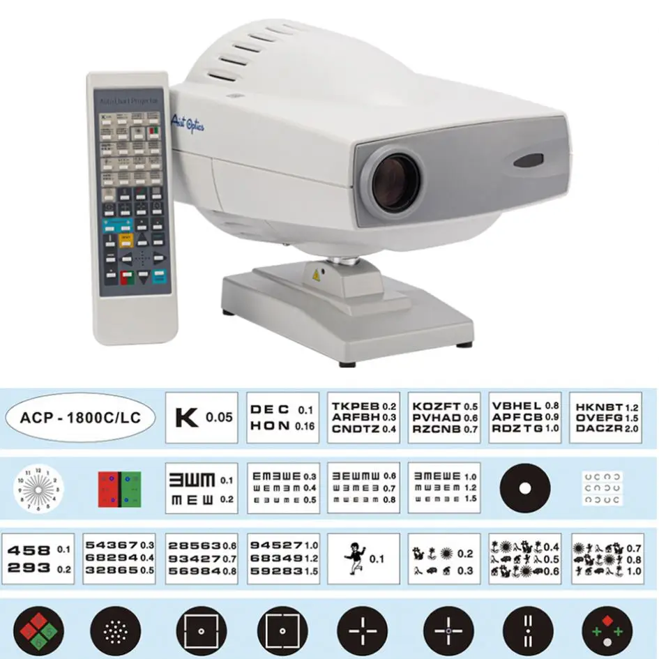 ACP-1800 Professional Digital Chart Projector for Eye Test Hospital Ophthalmic Auto Chart Projector Customizable ODM Supported