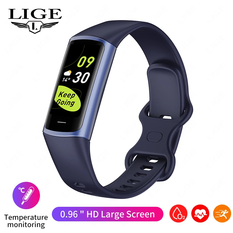 2026 Sport Smart Armband Fitness Tracker Gesundheitsmonitor für Frauen Leichtes Wasserdichtes Herren Smartwatch für Android iOS