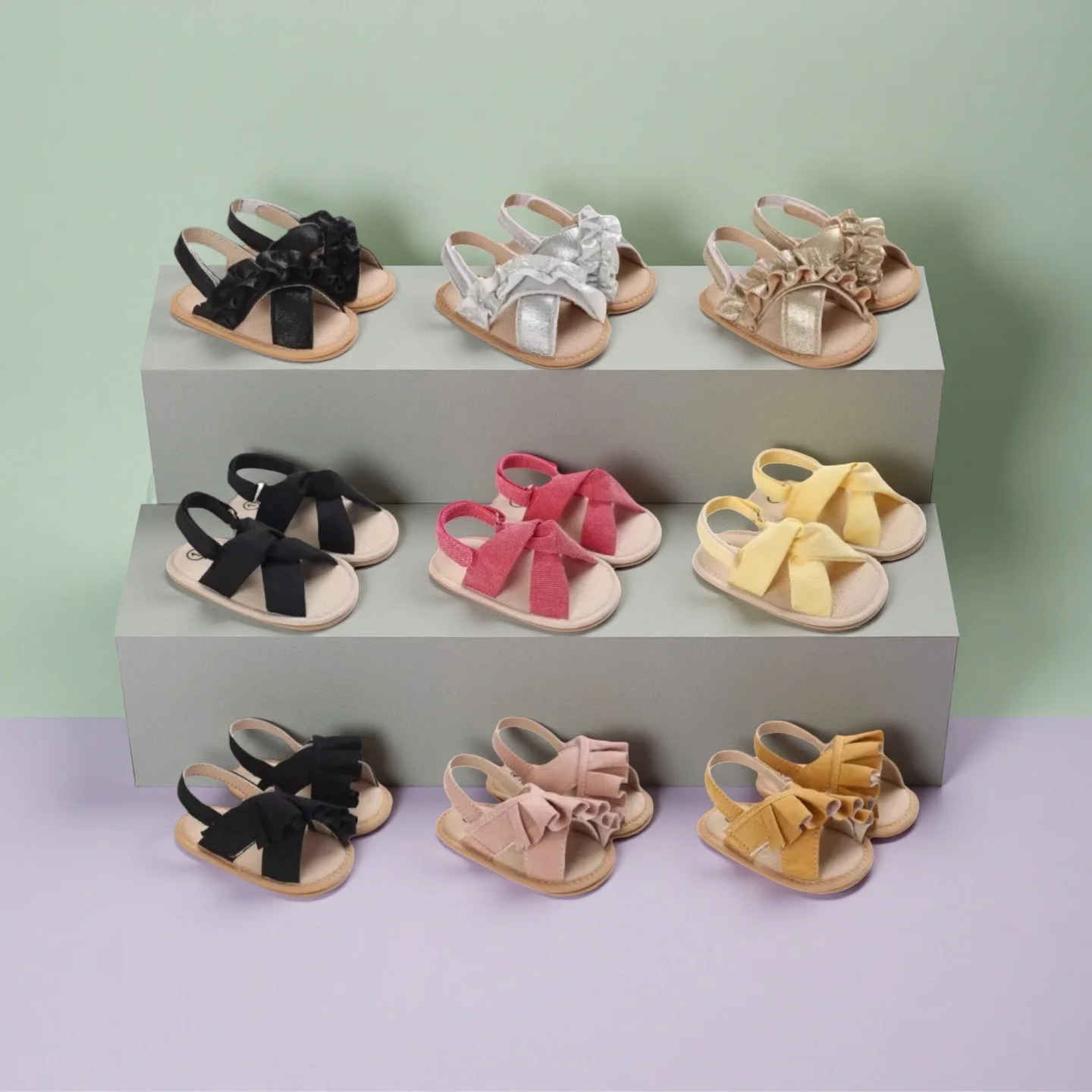 

Женские детские сандалии, сандалии для новорожденных, летние женские детские нескользящие детские туфли на мягкой резиновой подошве, детские сандалии, От 0 до 18 месяцев