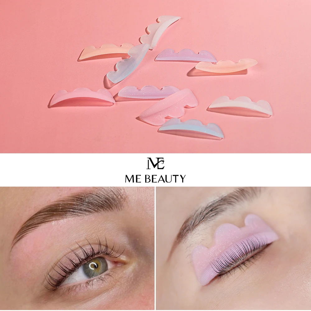 5 Pairs Lash Lift Shields, Korean Silicone Lash Lift Pads, Eyelashes Perming Curler Rods for Eyelash Stretching and Curling