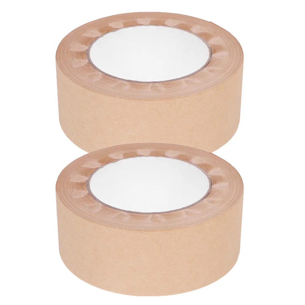 Water Activated Tape 2 Rolls Paper Packing Framing Mounting Artistic Embellishment Reliable Fixation Cost Effective Sealing