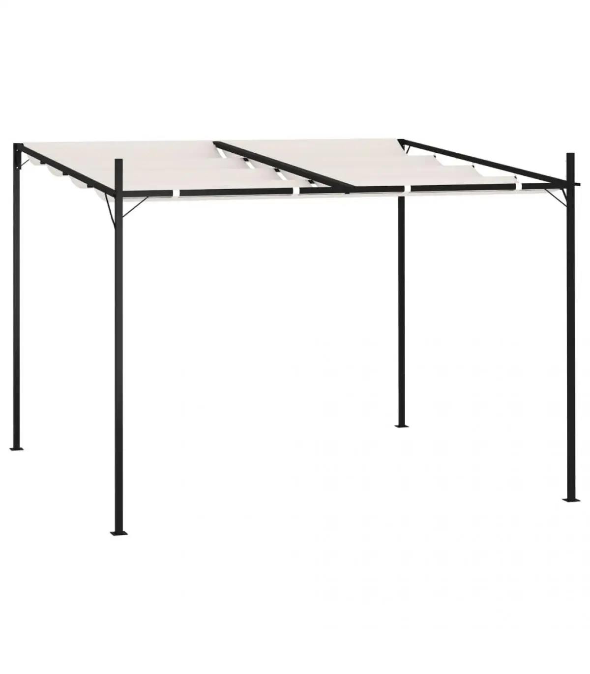 300x300x233 cm creamy retractable ceiling gazebo and tents