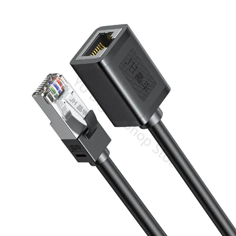 96BA Cat6 RJ45 Ethernet Extension Cable Multiple Angled Shielded Adapter for Networks