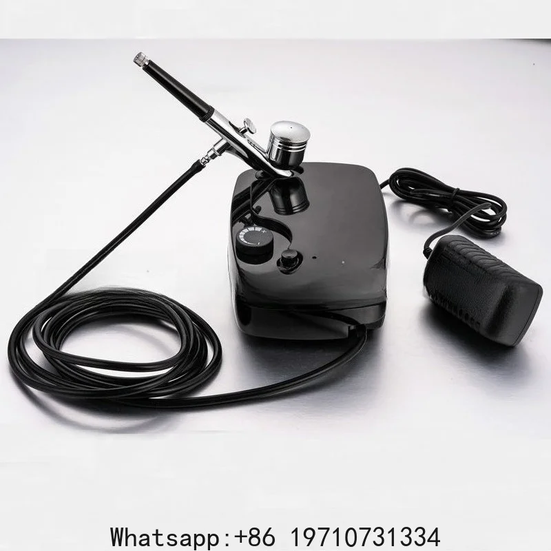 Spray Painting Makeup Cake Decorating Beauty Salon Industry Uses Air Pump Spray Gun High Pressure Oxygen Injection Instrumentset