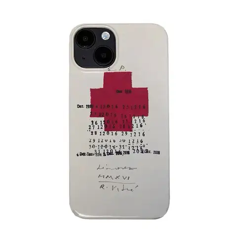 Hot Sale Ins Retro Red Cross Art Phone Case For iPhone 17 16 15 14 13 12 11 Pro Max 16E XR X XSMax 7 8 Plus Y2K Anti Drop Cover