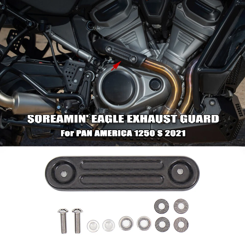 

Motorcycle Screamin' Eagle Exhaust Shield Insert Exhaust Pipe Cove New FOR PAN AMERICA 1250 S PA1250 S PANAMERICA1250 2021