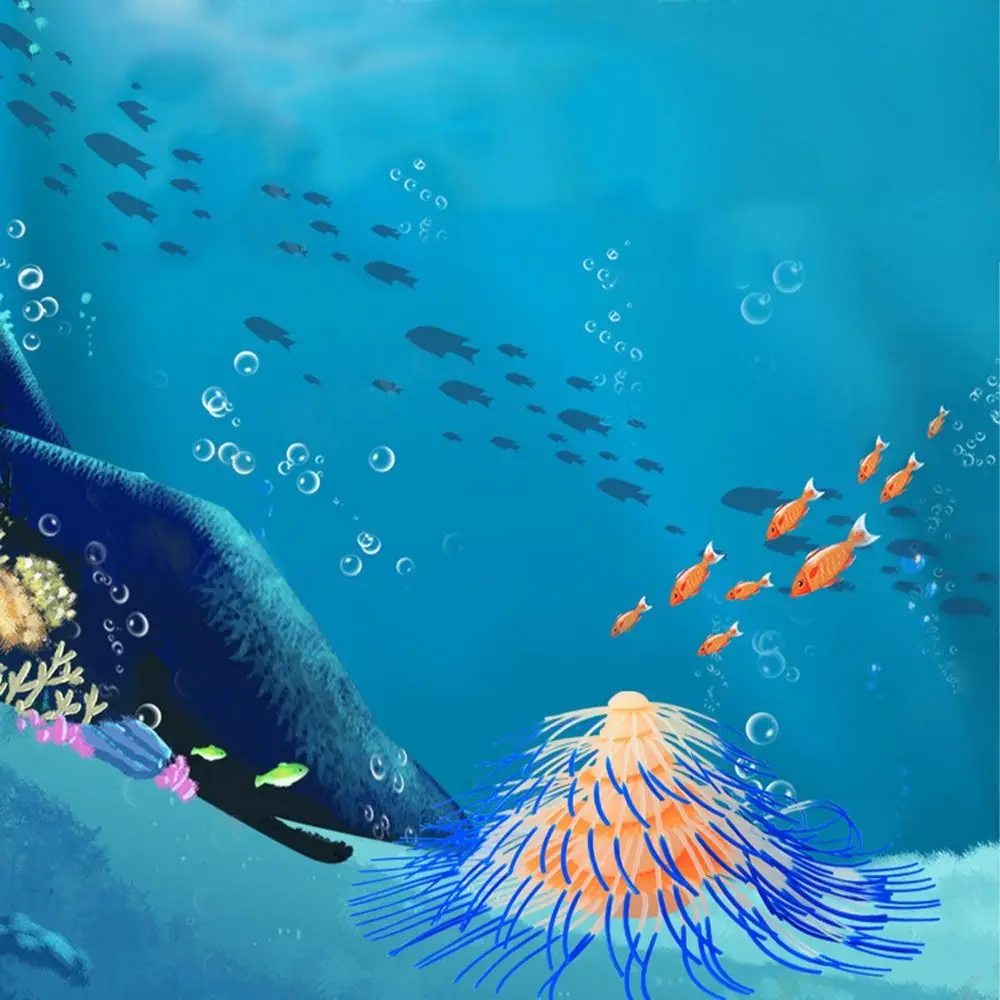 

Silicone Aquarium Landscaping Colorful Soft Simulation Coral with Fluorescent Effect Artificial Christmas Tree Coral Fish Play