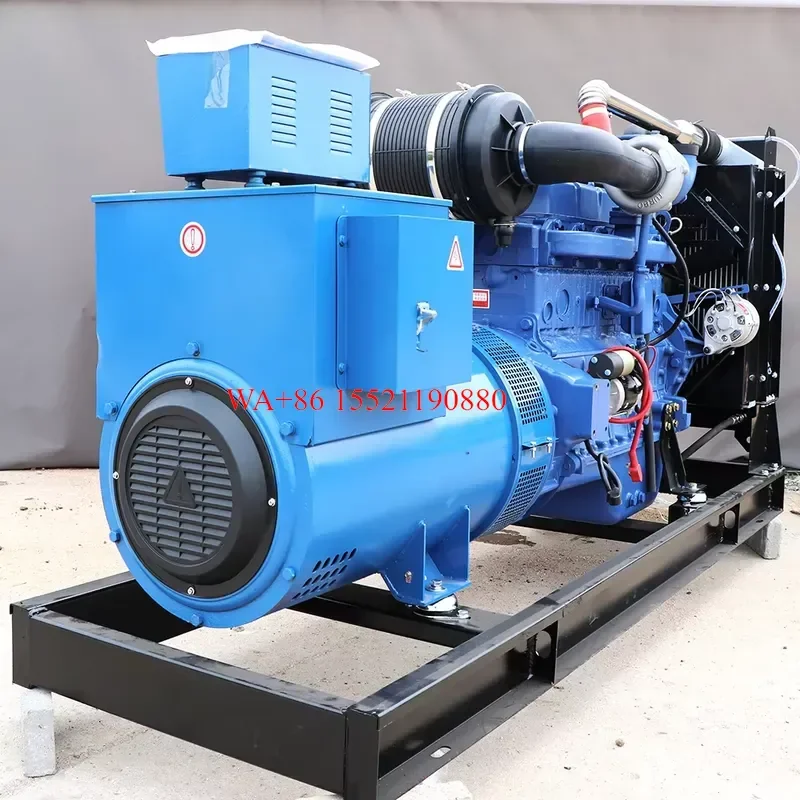 WMWMNU Heavy Duty Silent Diesel Generator 100-500KW Open Frame ATS for International Brand Engine Steel Construction 3 Phase