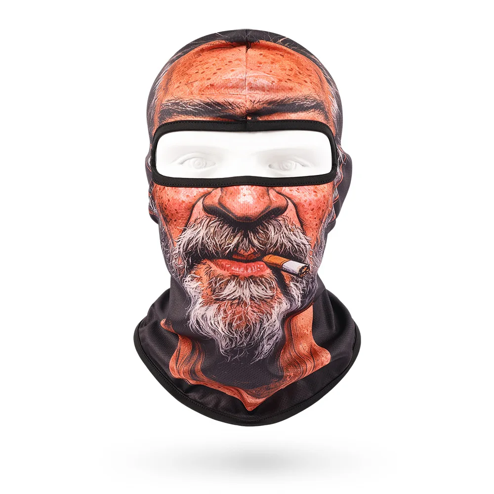 Anti knock riding face mask, motorcycle hood, hat, outdoor breathable printed scarf, mountaineering sports headscarf, skiing war