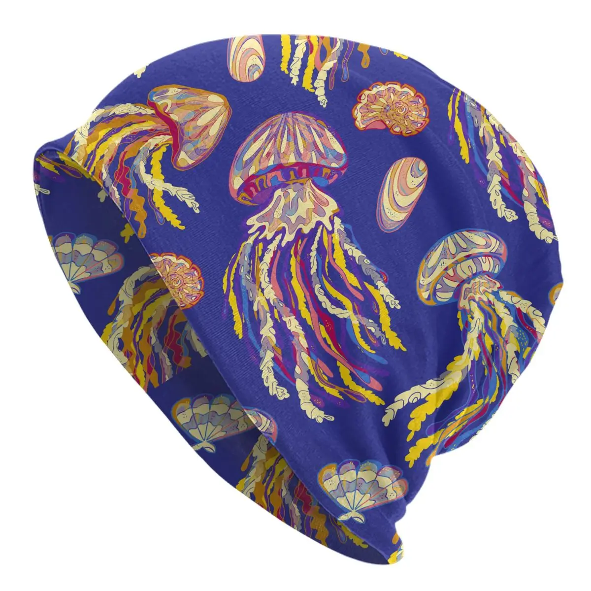 Sea Turtle Jellyfish Beanies Caps Hat Fashion Bonnet Hats Men