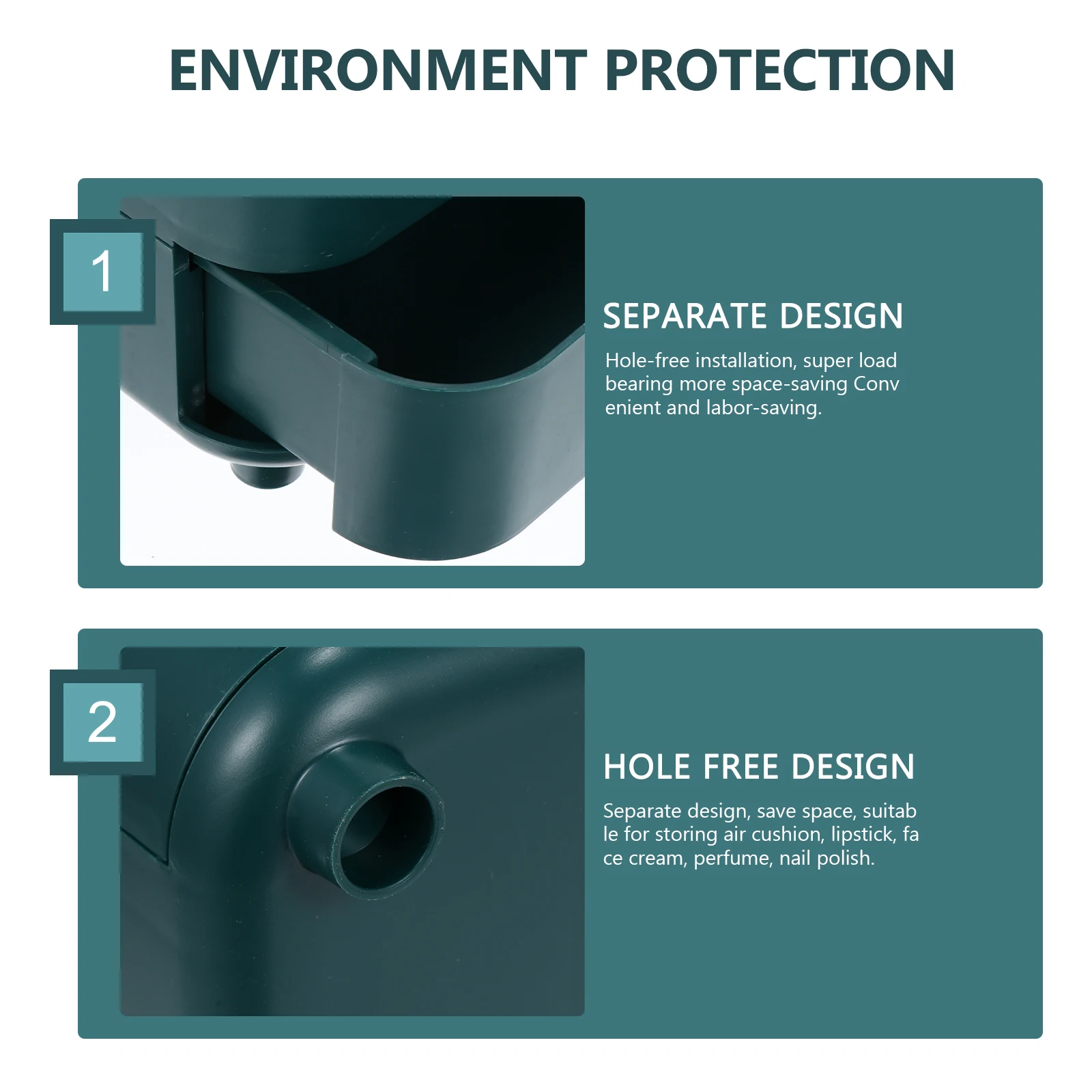 

Clear Drawer Makeup Organizer Box Vanity Countertop Cosmetics Storage Container Bathroom Organizer Utility Room