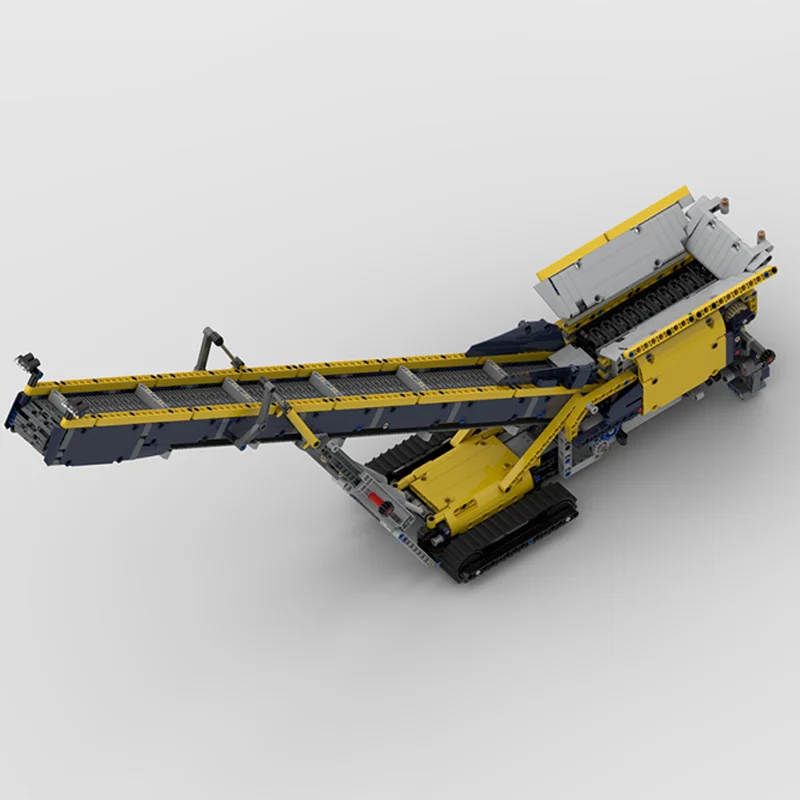 1202 個 MOC モバイルホッパーフィーダーコンベヤーベルトモデルビルディングブロックアーキテクチャ DIY クリスマスギフトクリエイティブおもちゃアイデアレンガ