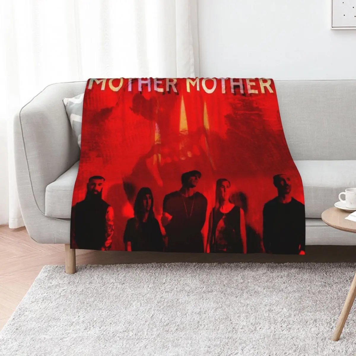 

Mother Mother Poster Throw Blanket Plaid For Sofa Thin Cute Plaid wednesday Blankets