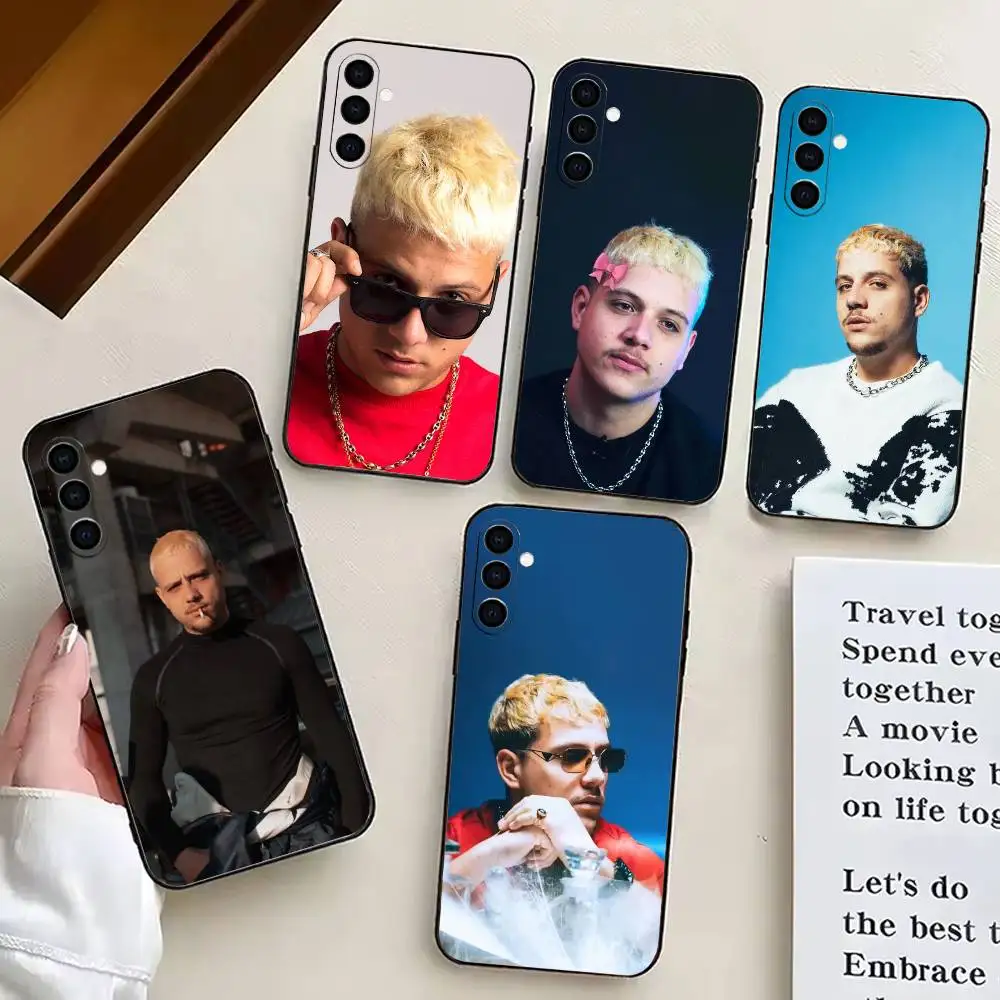 

PLK French Rapper M-MathieuS Phone Case Black Silicone Soft For Samsung Galaxy A73,A72,A71,A70,A53,A52,A51