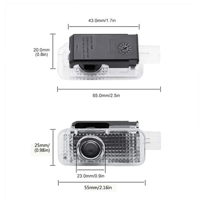 LED Projector Accessory Car Door Ghost Shadow Lights For BENTLEY Flying Spur Continental Bentayga GT 2003 2004-2018 2019 2020