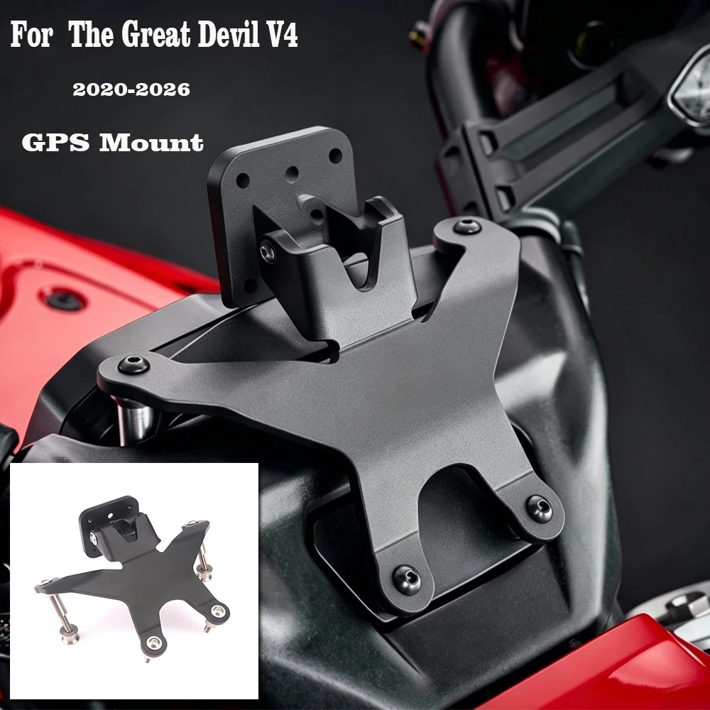 New Motorcycle For Ducati The Great Devil V4 Accessories instrument GPS Mount install Holder Navigation Bracket 2020 - 2026