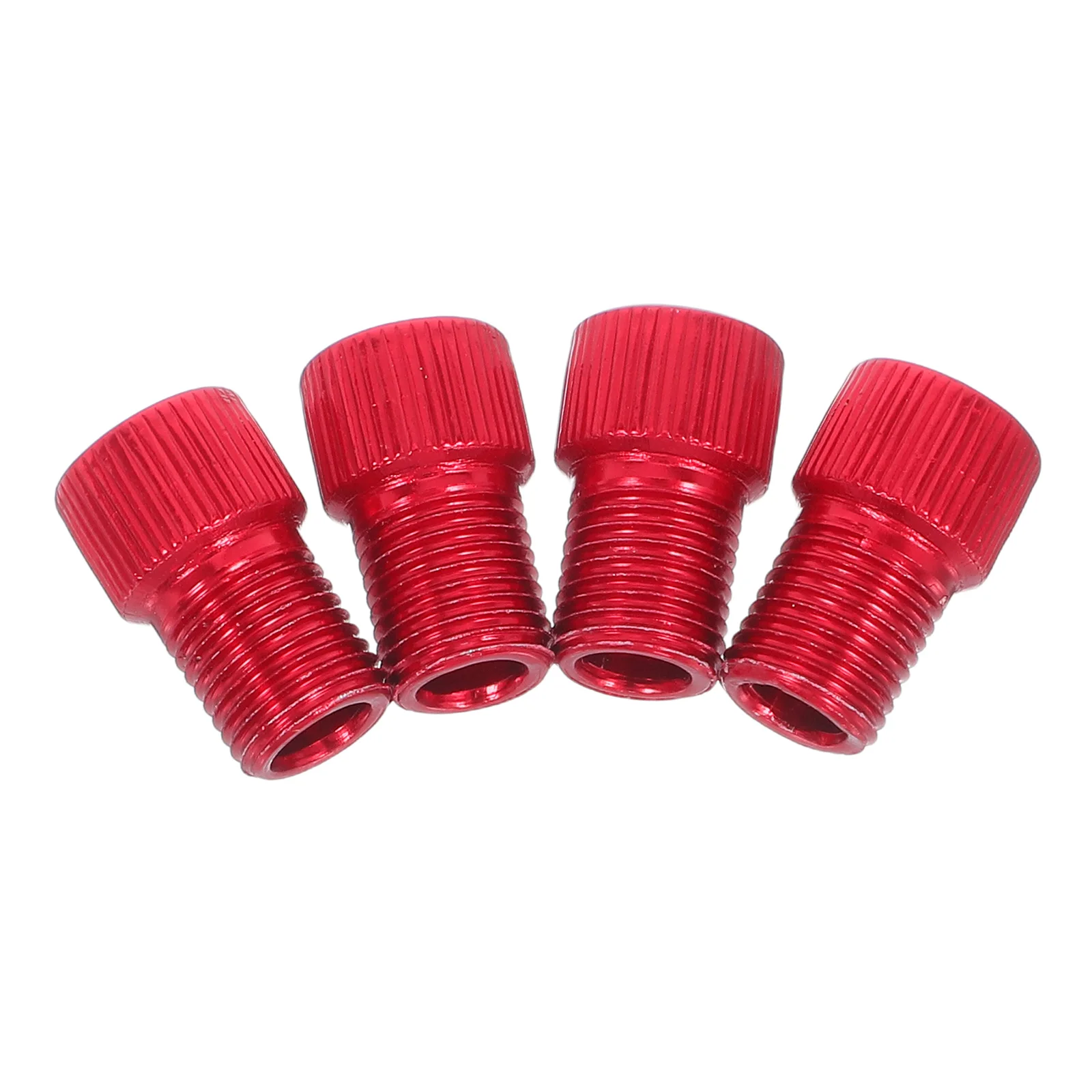 

4 pcs to Valve Adapter Aluminum Bike Tire Nozzle Converter for Mountain Road Bicycles Inflator Pump Tool