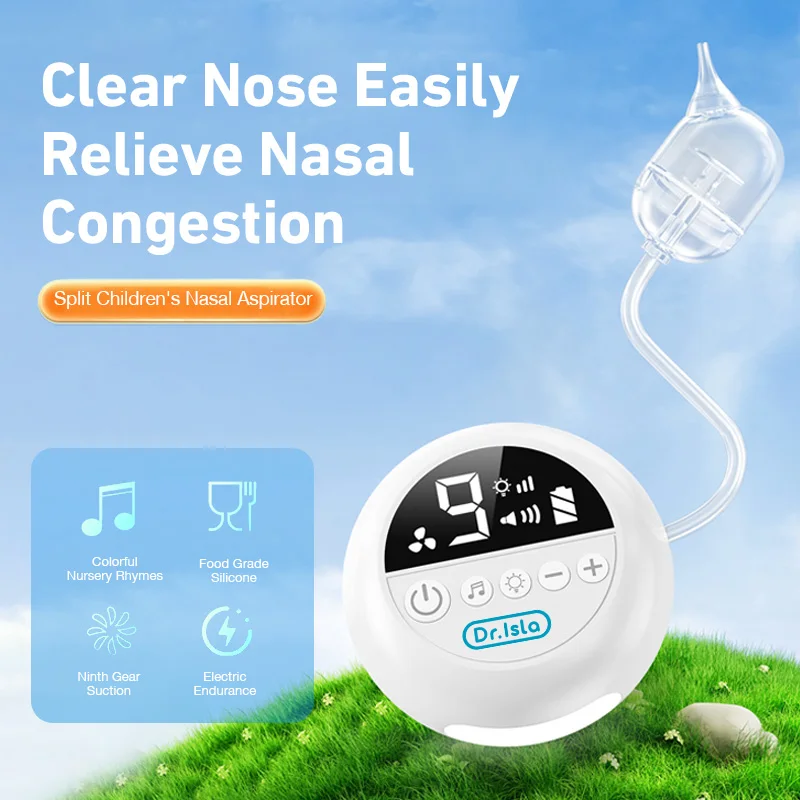 Baby Nasal Aspirator Nose Cleaner Silicone Adjustable Suction Child Health Safety Convenient Low Noise Baby Care Products