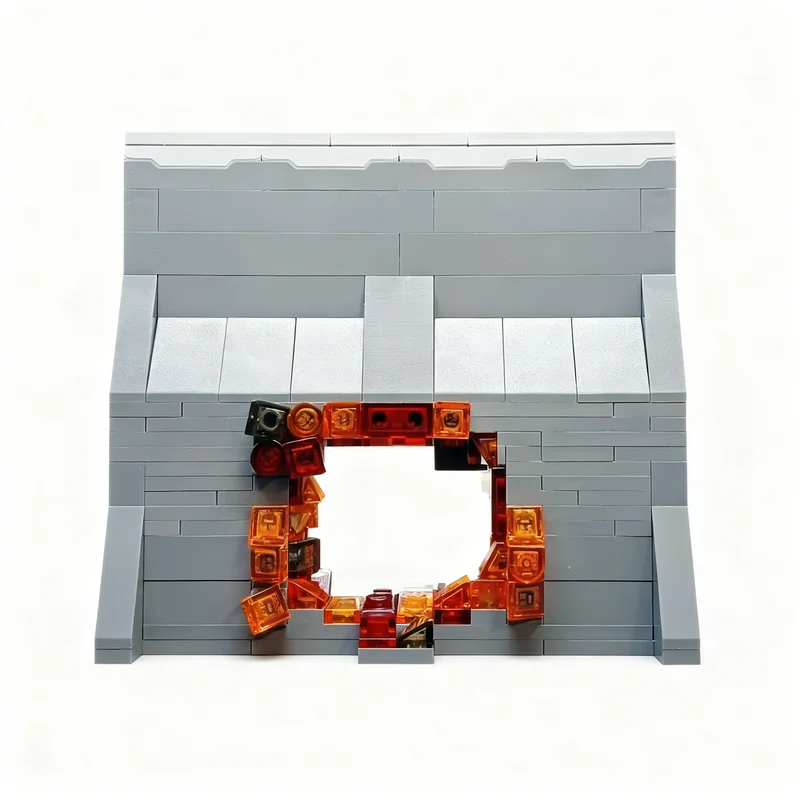 

298PCS MOC Space Battle Galactic Empire Wall Rebel Assault Model DIY Creative Assembly Building Blocks Display Birthday Gift Set