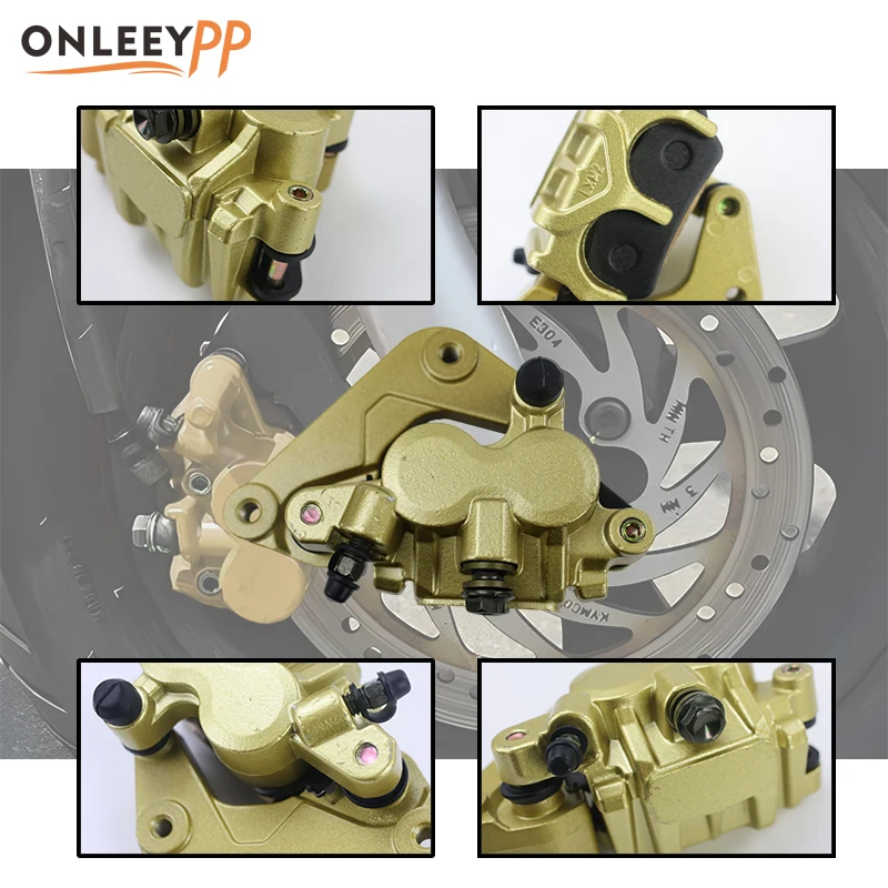 

ONLEEYPP мотоциклетный алюминиевый задний тормозной суппорт Master для ATV Dirt Bike, гидравлический дисковый суппорт, насос, аксессуары для мотокросса