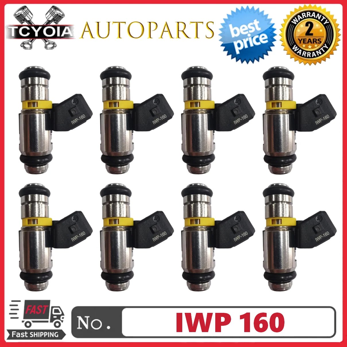 1/4/20pcs Fuel Injectors IWP160 IWP-160 For Fiat 500 595 Doblo Cargo Idea Punto Grande Punto Qubo 1.4L 71792994 77363790