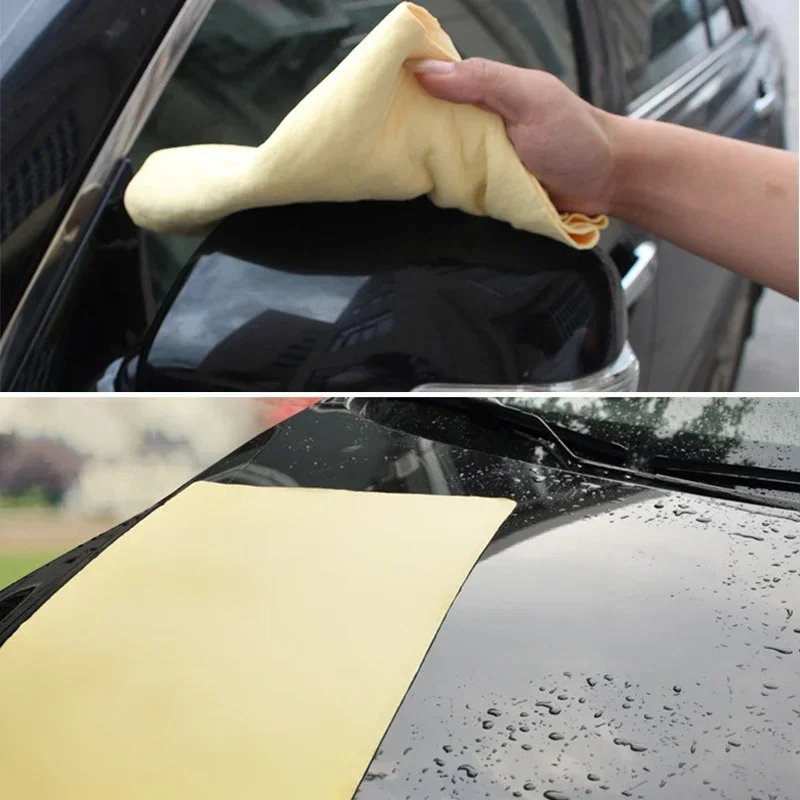 Synthetic Deerskin Car Wash Towel Super Absorbent Towel Magical Care Suede Towels Cleaning Cloth Auto Washing Accessories