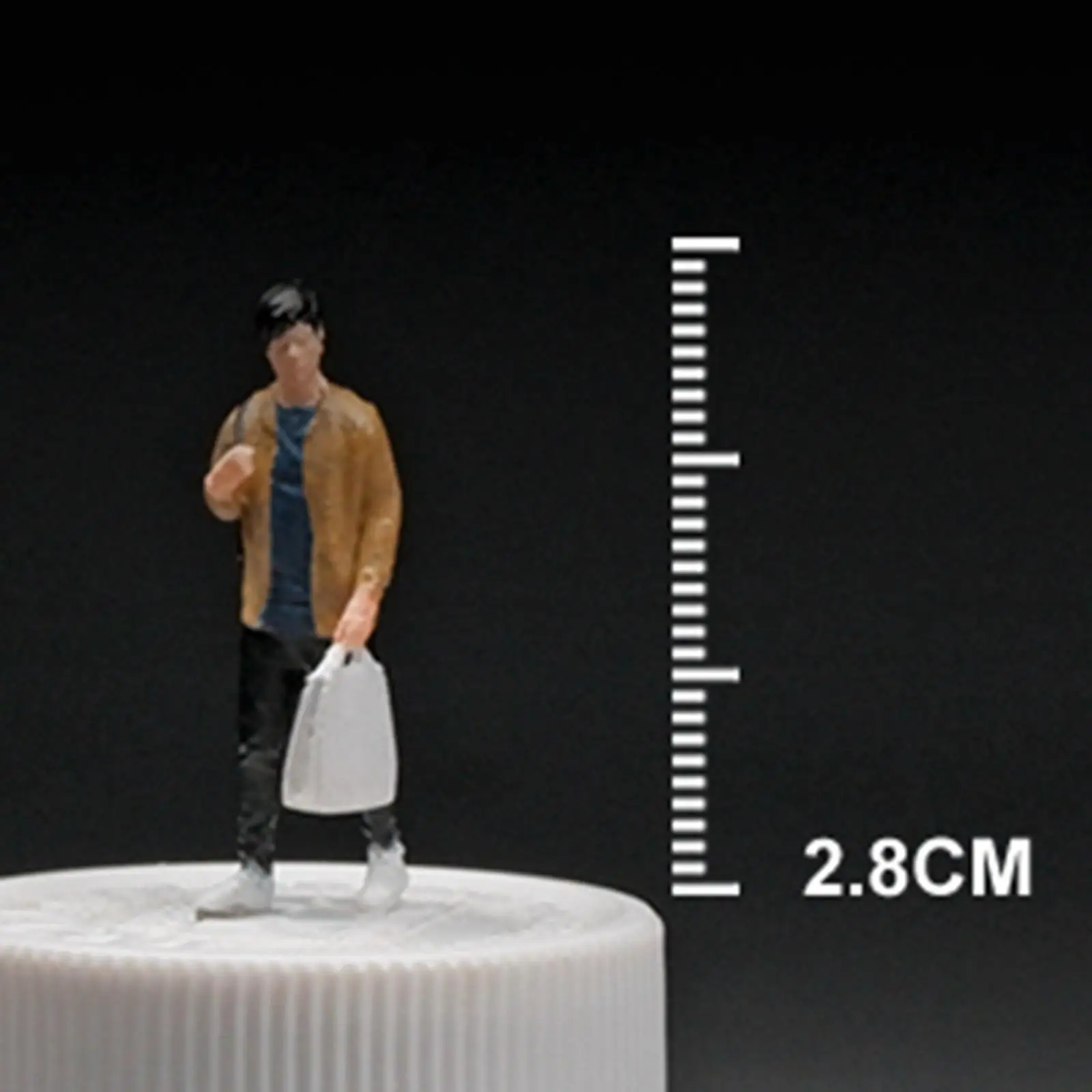 Jongensbeeldjes Figuren Zandtafelornament Kleine mensen Model met voor decoratie