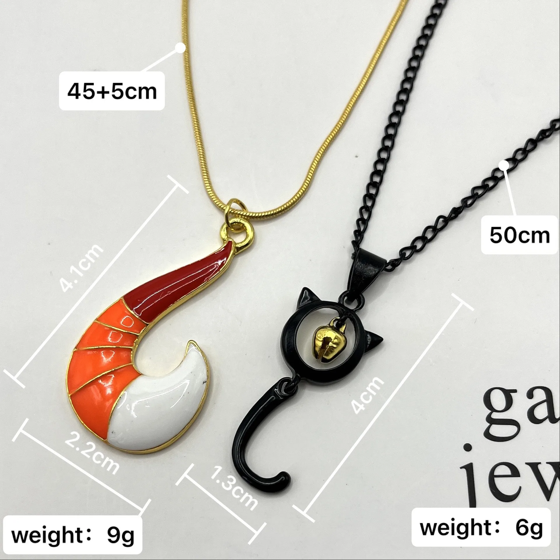 Moana 2 Necklace Hook Fox Tail Pendant Cute Cartoon Anime Princess Maui Chief Necklace Magic Fashion Ornament Girl Birthday Gift