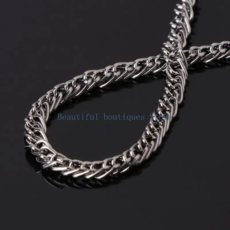 U4LF Vintage Brooch Classic Tie Chain Button Necktie Clips Bowtie Suit Shirt Jewelry for Men Grooms Formal Business Attire