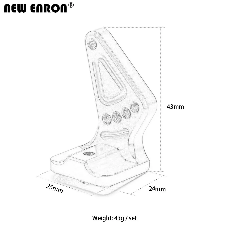 NEW ENRON Aluminium Alloy Ajustable Rear Wing Mount & Arms 5411 5413 8616 Upgrade Parts For 1/10 TRAXXAS E-Revo 2.0 VXL 86086-4