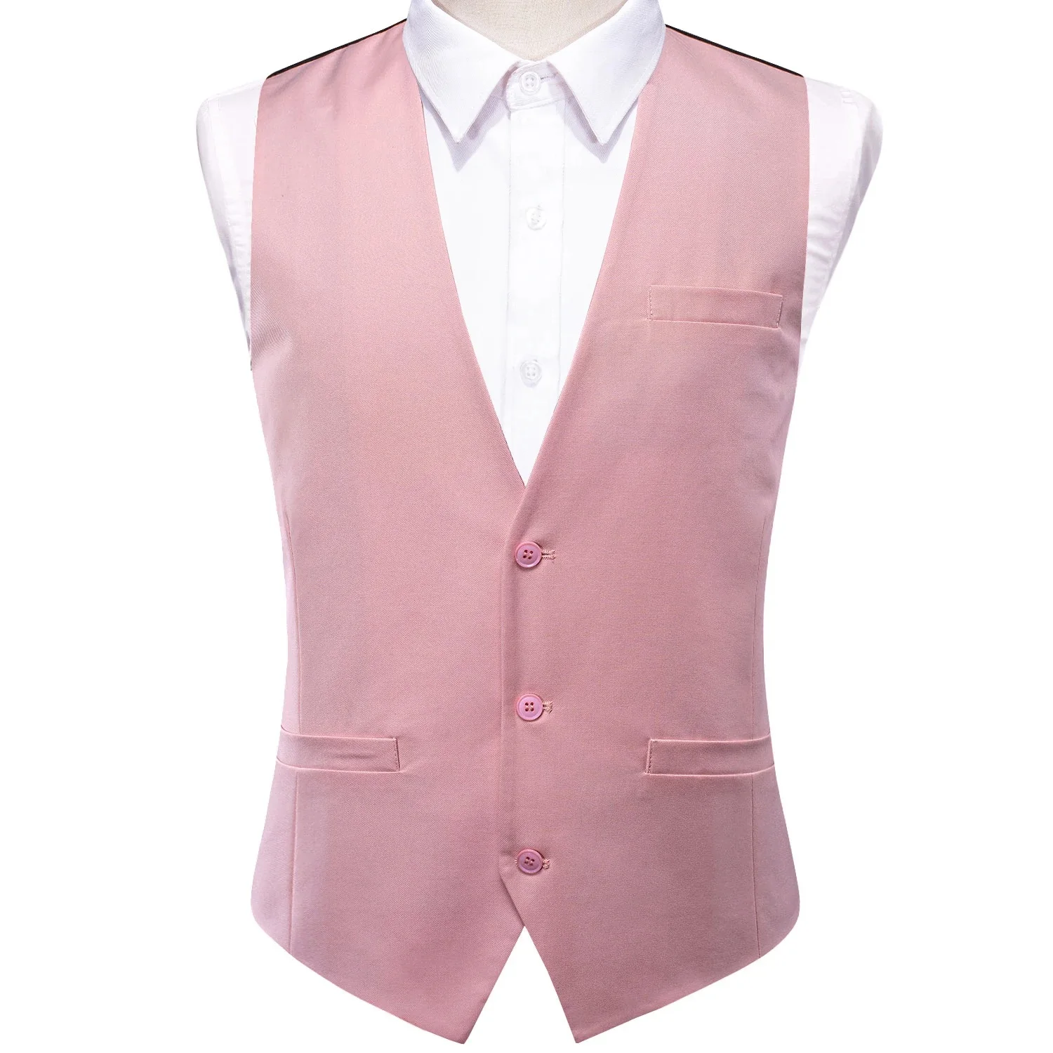 

Men Vest Yellow Solid Colorful Business Waistcoat Casual Fit High Quality Wedding Designer Gift