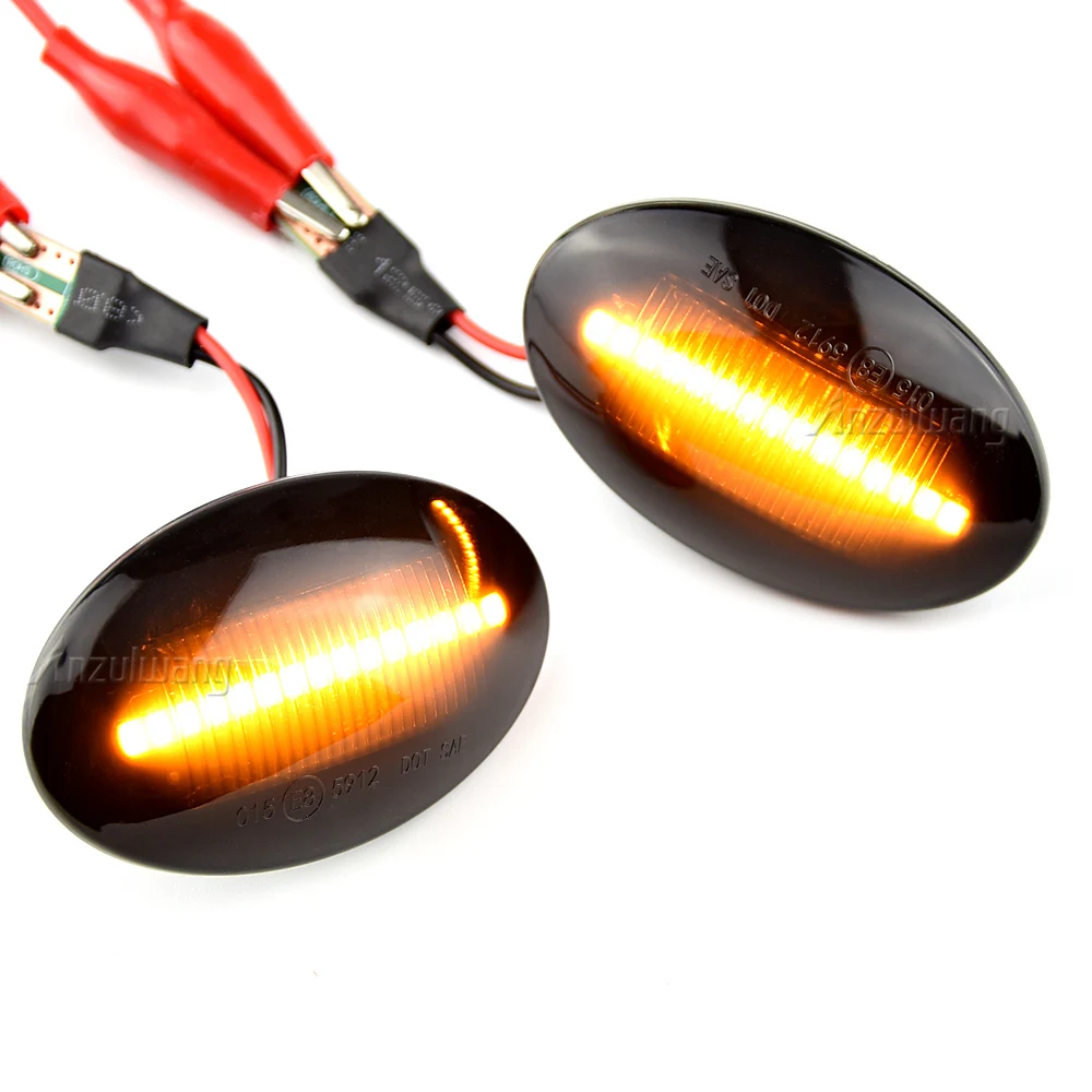 Flowing LED Turn Signal Blinker Side Marker Light For Ford Fiesta MK4 1995-2001 KA 1996-2008 Transit 1995 1996 1997 1998-2000 view 4