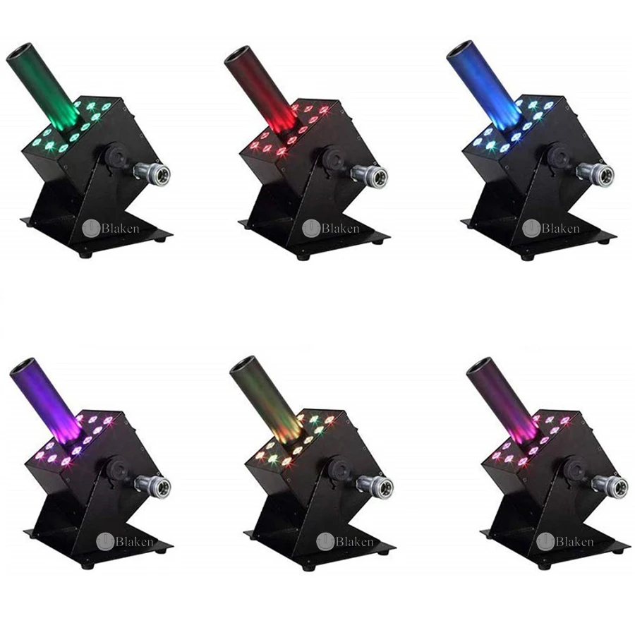 Imagem -05 - Led Co2 Jet Machine Rgb Lâmpada 3in Gás In-out Conexão Dmx Canais 250w Disco Club Dança Hall 18 Pcs