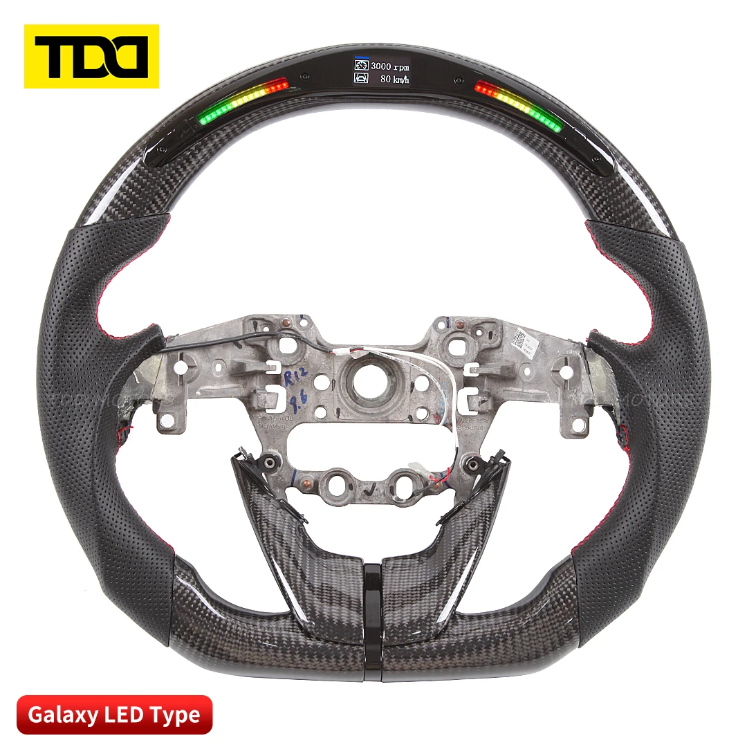 

TDD Carbon Fiber Customized Smart Galaxy Pro LED Steering Wheel For Hyundai Leading
