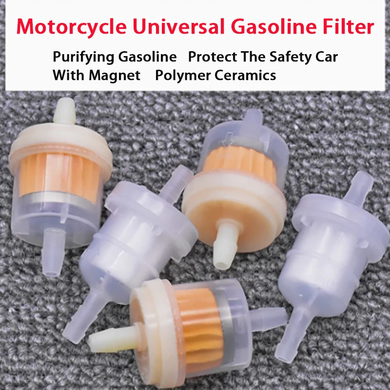 

Universal Motorcycle Gas Fuel Oil Filter For Scooter Motorcycle Moped Scooter Dirt Bike ATV Fuel Filter