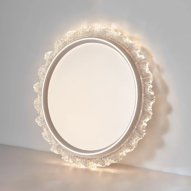 

Bedroom Fog Iceberg Crystal Ceiling Lamp Modern Minimalist Study Italian Light Luxury Master Bedroom Lamp Room Led Lighting