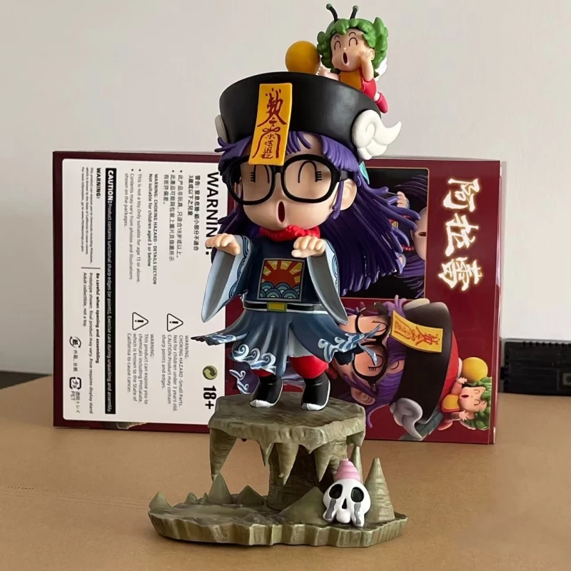 24cm Arale Arare Dr. Slump Anime Action Figure Kawaii Choice Statue GK PVC Figurine Model Doll Desktop Decoration Kids Toy Gifts