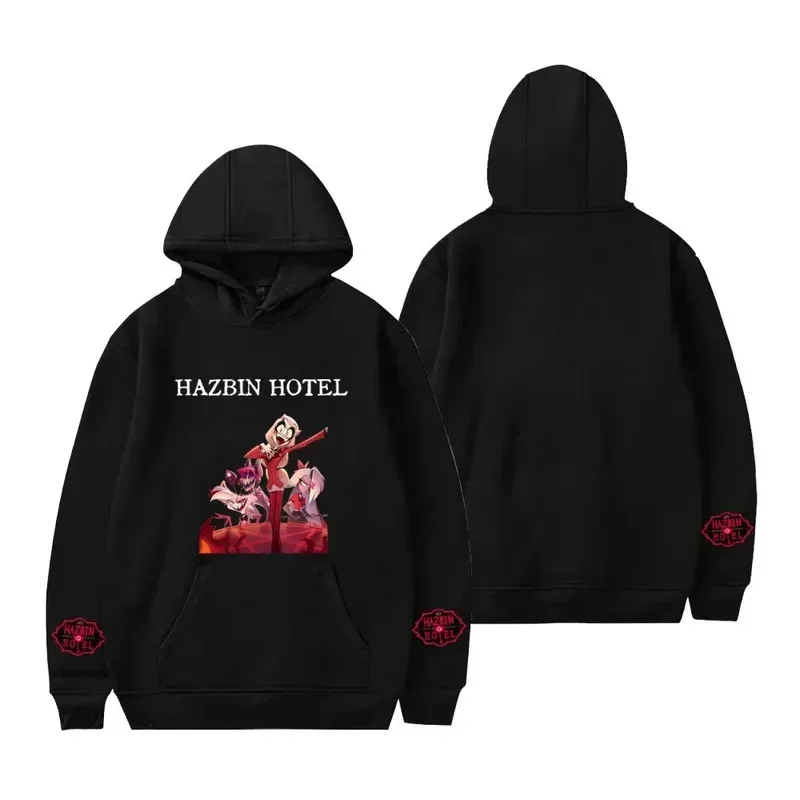 Аниме мультфильм Хазбин отель Чарли Морнингстар Вагги 3D толстовка с капюшоном с полным принтом модная уличная одежда для пары пуловер топ