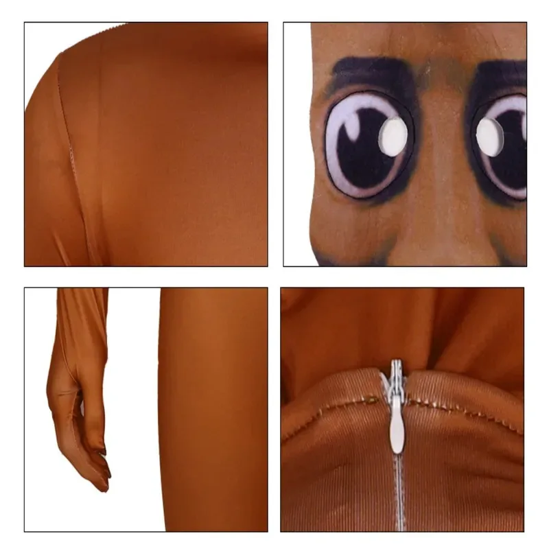 أزياء الهالوين تونغ صحور للبالغين للأطفال الأولاد مونستر تونغتونغ تونغ كوسبلاي لعبة الرعب بذلة Fesw;3'f,6;t.8' #6