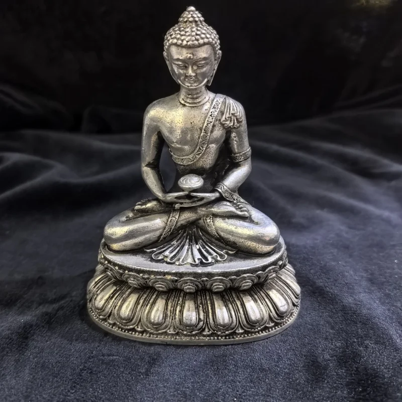 

Тибетская статуэтка Будды из белой меди в тибетском стиле: Манджушри, Амитабха, Медицинский Будда, Шакьямуни, Бодхисаттва